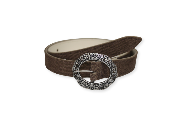 Walnut floral belt