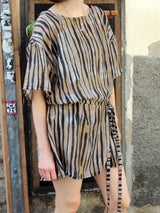 Silk Oversized Tee Dress