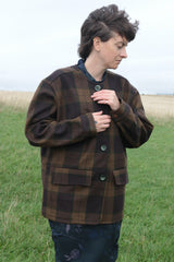 Plaid Pocket Jacket