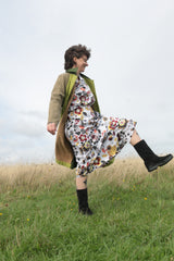Digital Print Wrap Skirt