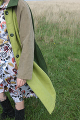 Green Raglan Coat