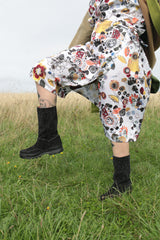 Digital Print Wrap Skirt