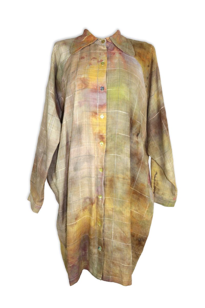 Oversized linen ice dye Shirt