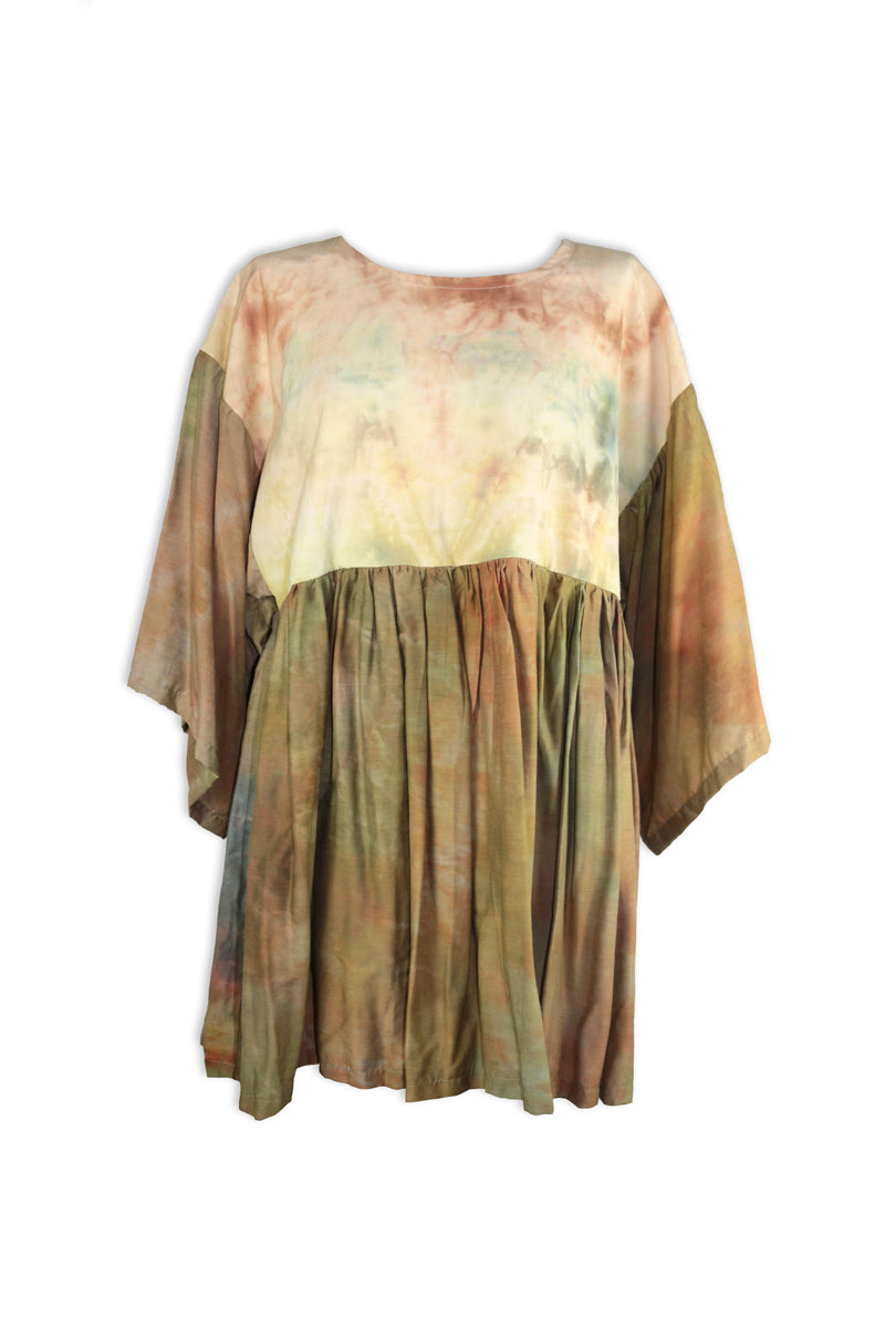 Ice dye square dress