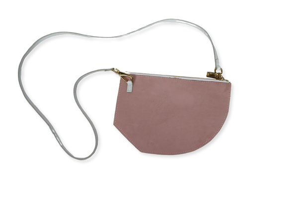 Pink Croc Crossbody