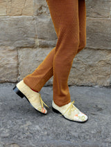 Penny Cherry Suede Embroidery