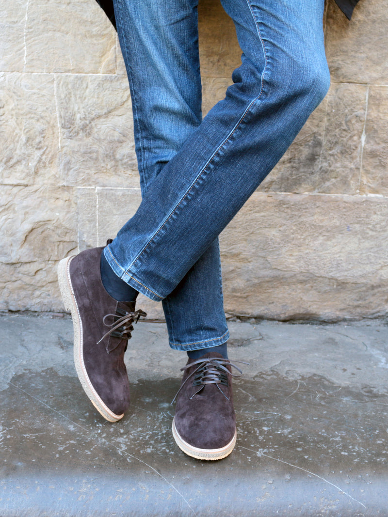 Claude Bust Brown Suede M
