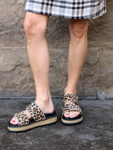 Franky Slide Leopard Pony