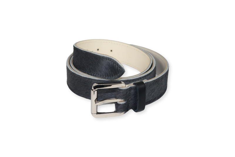 Grey pony square belt